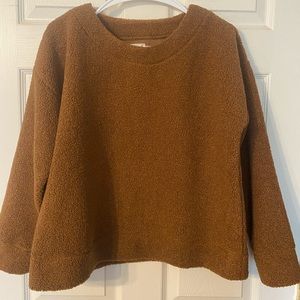 J. Crew Vintage brown fleece